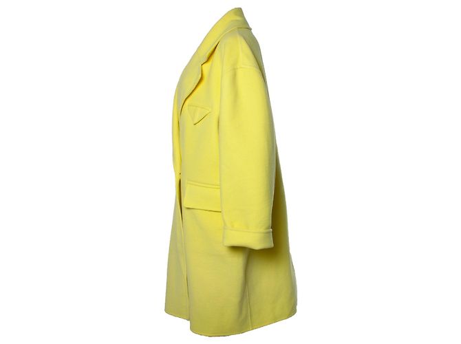 Abrigo de cachemira amarillo Bottega Veneta - vista 4