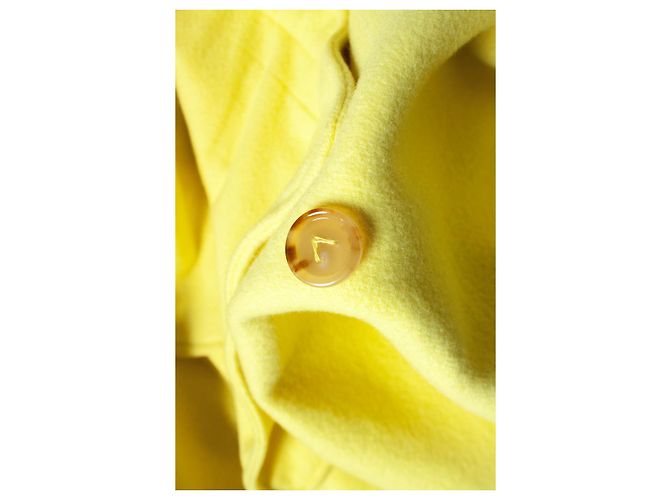 Abrigo de cachemira amarillo Bottega Veneta - vista 5