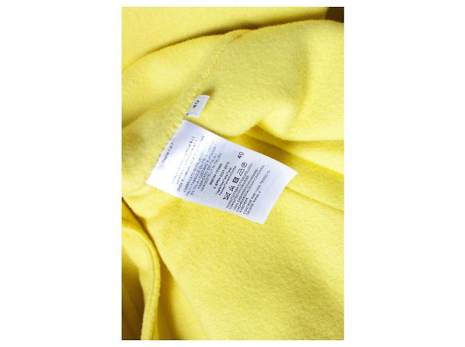 Abrigo de cachemira amarillo Bottega Veneta - vista 6