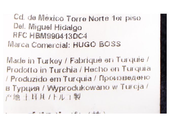 Suéter Boss Hugo Boss en lana virgen azul marino - vista 6