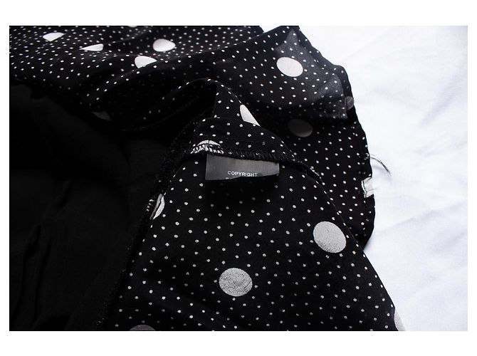 Falda de lunares con lazo The Kooples Negro - vista 5