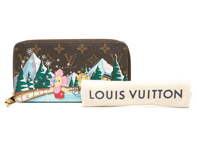 Cartera Zippy Monogram Largo de Louis Vuitton Castaño - vista 6