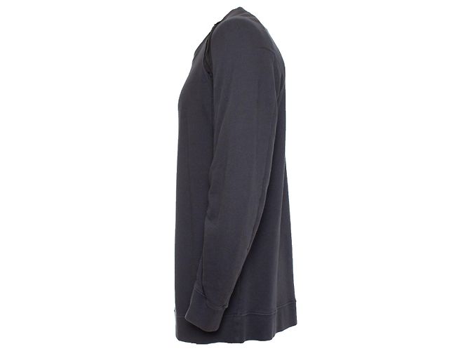 Ann Demeulemeester Pullover mit Reißverschlüssen entlang der Ärmel Grau - Ansicht 3