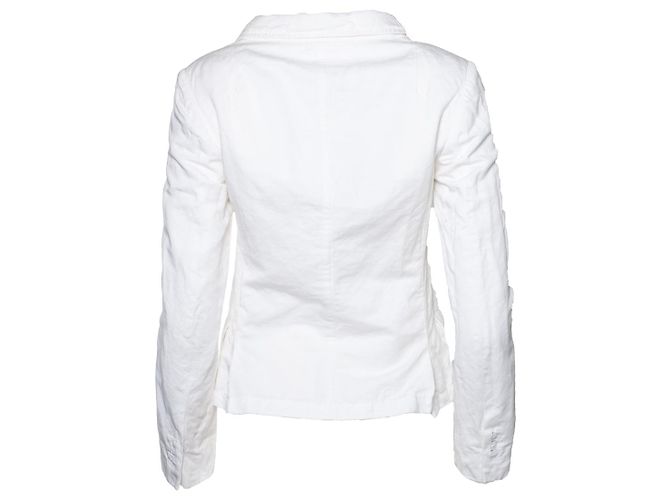 Giacca bianca Dries van Noten Bianco - vista 3
