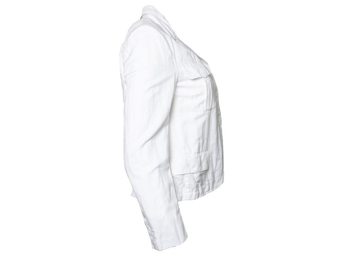 Giacca bianca Dries van Noten Bianco - vista 4