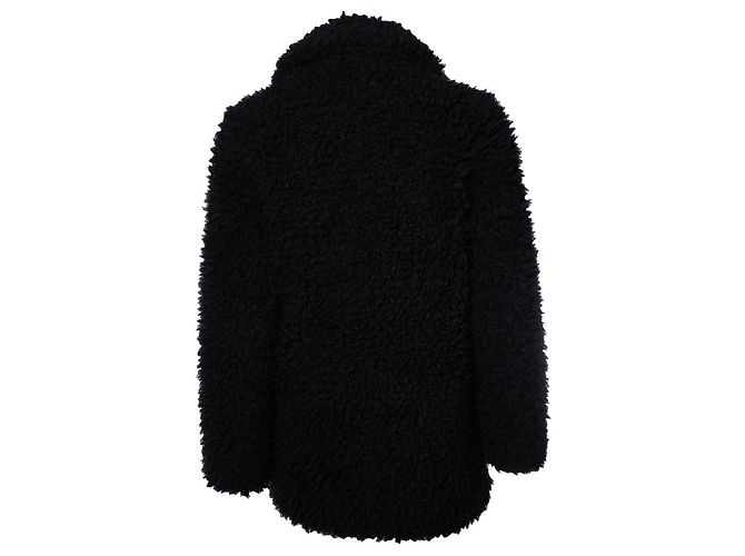 Abrigo teddy negro Sandro - vista 3
