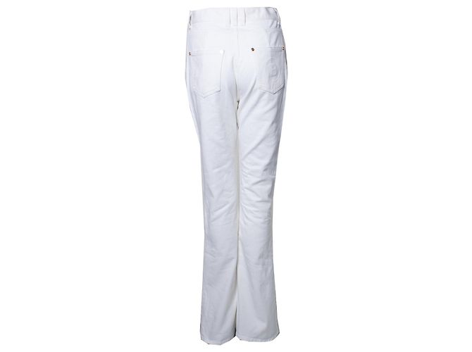 Jeans acampanados Balmain en blanco - vista 2