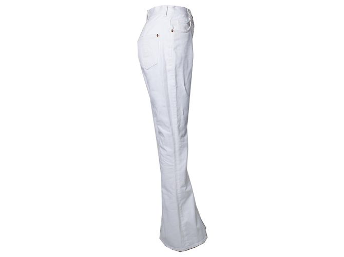 Jeans acampanados Balmain en blanco - vista 3