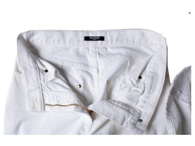 Jeans acampanados Balmain en blanco - vista 5