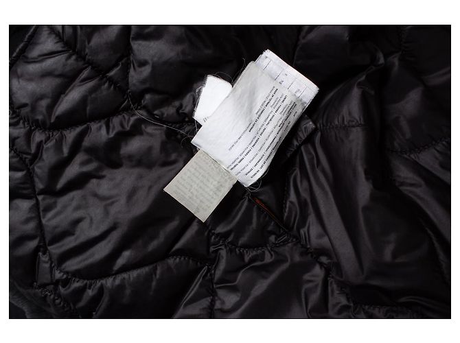 Parka con capucha de piel Woolrich en negro - vista 6