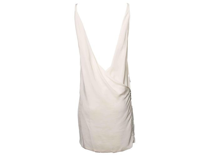 Off-White Kleid von Paul & Joe mit Strass Weiß Roh - Ansicht 2