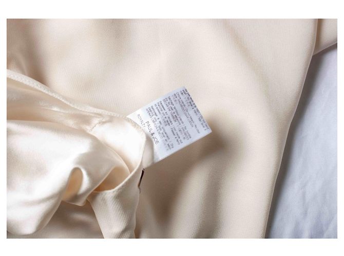 Off-White Kleid von Paul & Joe mit Strass Weiß Roh - Ansicht 5