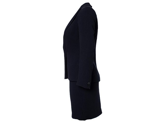 Completo a righe Gianni Versace Couture Nero - vista 3