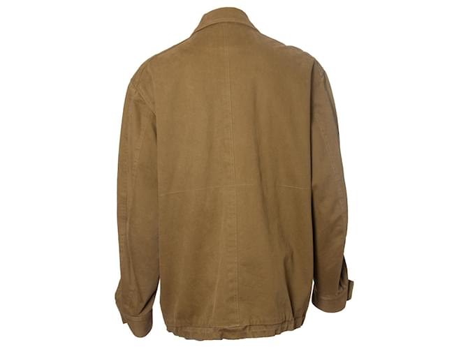 Chaqueta de algodón verde Balmain - vista 2