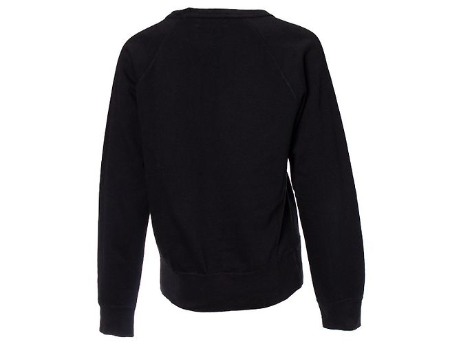 Sudadera negra de cuello redondo Acne Studios Negro - vista 2