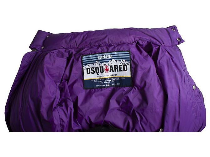 Lila Bomberjacke von Dsquared2 - Ansicht 6