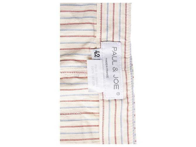 Falda mini a rayas Paul & Joe Castaño Beige - vista 5