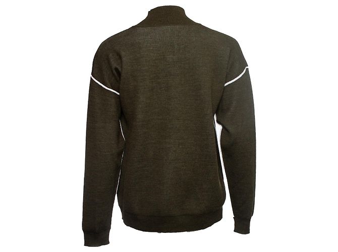 Jersey verde Sandro con ribete blanco - vista 2