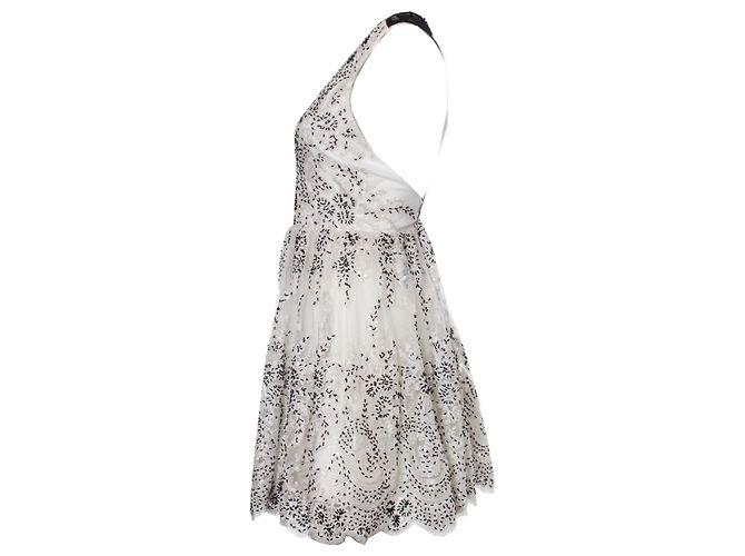 Vestido de tul blanco Alice + Olivia - vista 3