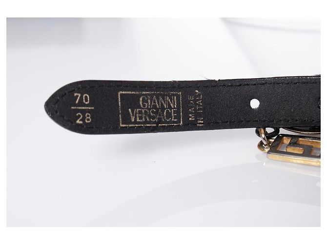 Gianni Versace Medusa Kettengürtel Schwarz - Ansicht 2