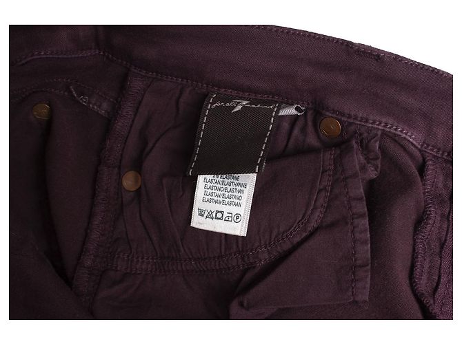 Jeans morados 7 for all mankind con stretch Púrpura - vista 6