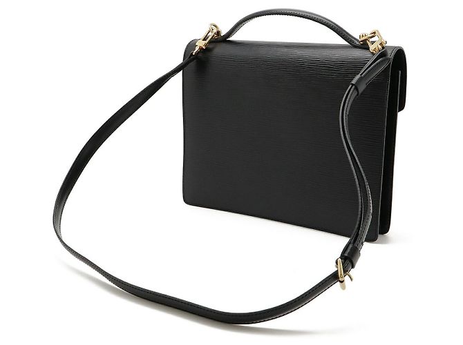 Borsa 2 in 1 Monceau Epi Louis Vuitton Nero - vista 2