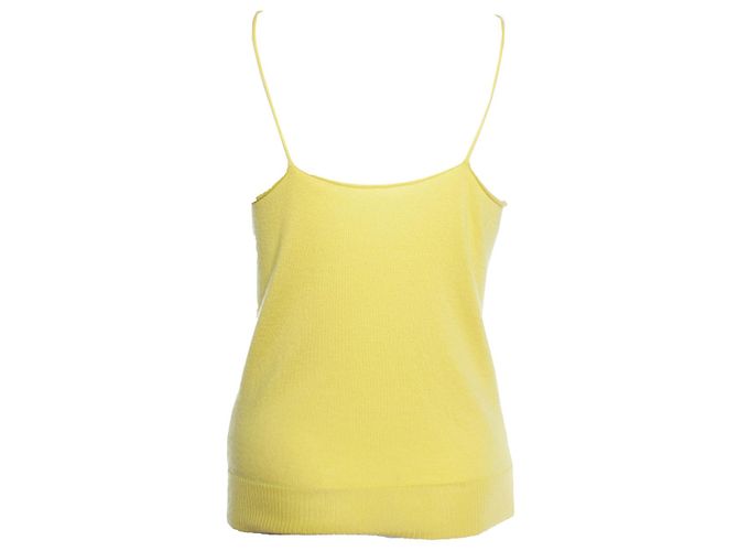 Top amarillo de tirantes de Chanel - vista 2