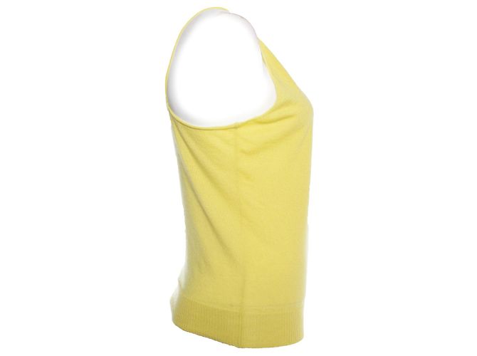Top amarillo de tirantes de Chanel - vista 3