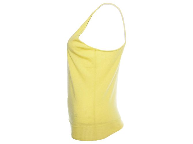 Top amarillo de tirantes de Chanel - vista 4