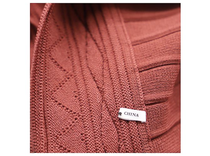 Abito Off-Shoulder Lottie in Viscosa Borgogna di Sandro Rosso Bordò - vista 7