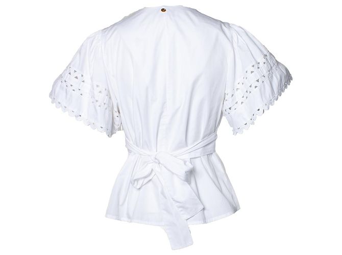 Top envolvente perforado Antik Batik Blanco - vista 2