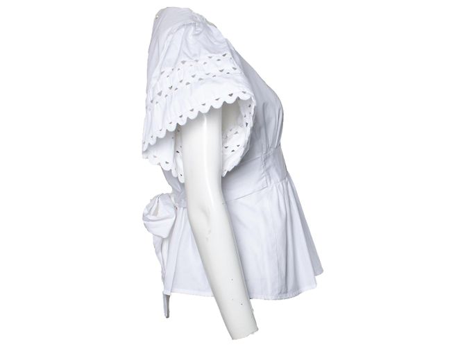 Top envolvente perforado Antik Batik Blanco - vista 3