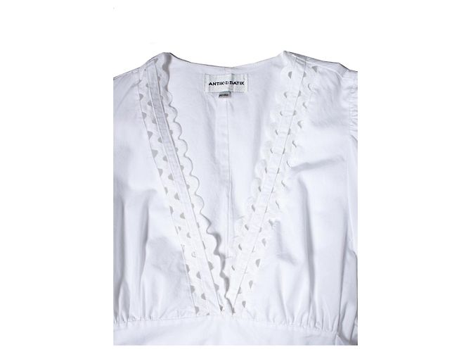 Top envolvente perforado Antik Batik Blanco - vista 6