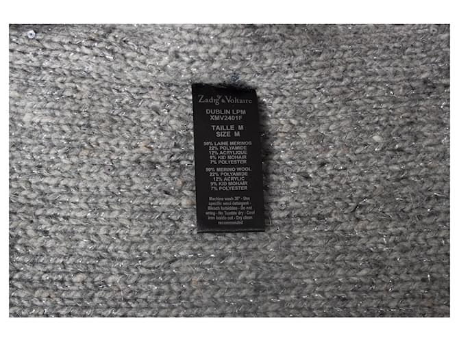Strickweste Zadig & Voltaire Grau - Ansicht 5