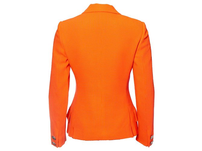 Blazer e saia laranja Gianni Versace Couture - vista 6