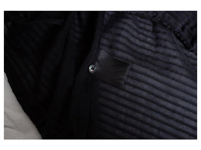 Top trasparente nero a righe Isabel Marant Étoile - vista 5