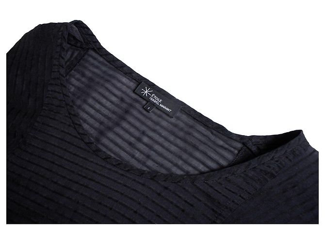 Top trasparente nero a righe Isabel Marant Étoile - vista 6