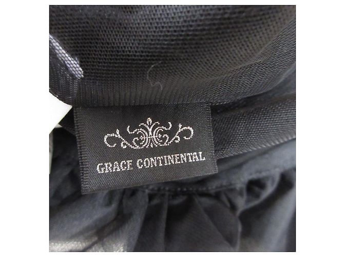 Autre Marque Top de tul globo Bijou de GRACE CONTINENTAL Negro - vista 4