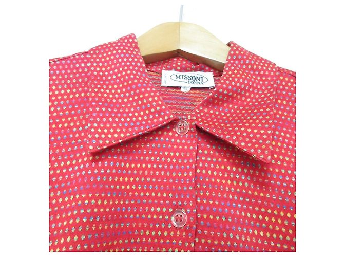 Autre Marque Camicia a Maniche Corte Missoni Rosso - vista 3