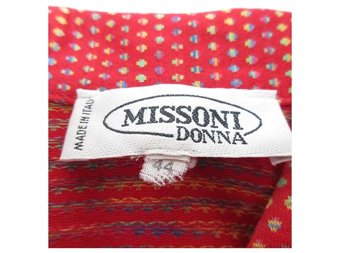 Autre Marque Camicia a Maniche Corte Missoni Rosso - vista 9