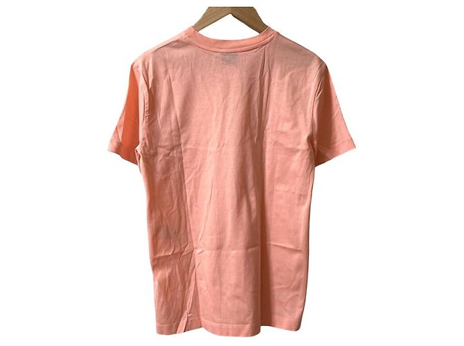 Autre Marque Camiseta de algodón con estampado de logo Patou Rosa - vista 2