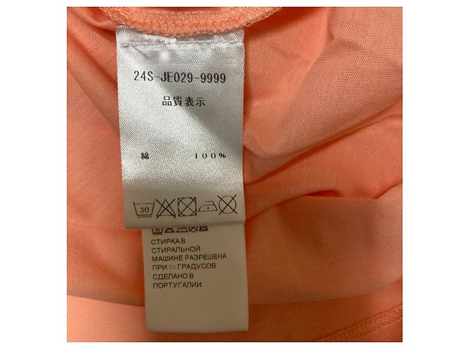 Autre Marque Camiseta de algodón con estampado de logo Patou Rosa - vista 7