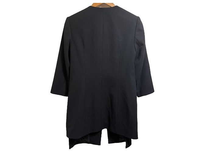 Autre Marque Chaqueta sin cuello MARYLING Negro - vista 3