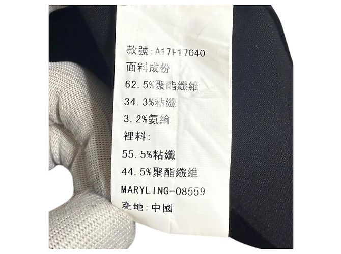 Autre Marque Chaqueta sin cuello MARYLING Negro - vista 5