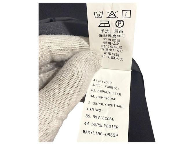 Autre Marque Chaqueta sin cuello MARYLING Negro - vista 6