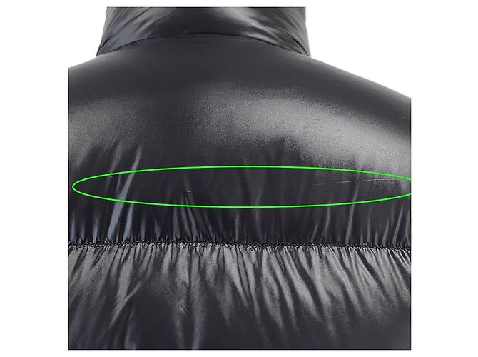 Chaqueta de plumas de nylon brillante MISAM de Moncler Azul Azul marino - vista 7