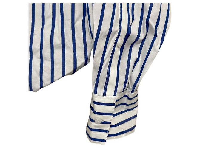 Autre Marque Blusa a rayas Dorothee Schumacher Blanco Azul - Ansicht 3