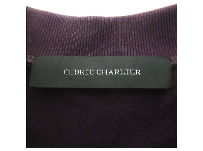 Autre Marque 2-Wege Kleid Cedric Charlier Lila Marineblau - Ansicht 7