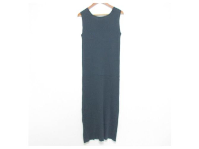 Autre Marque Langarmkleid aus Rib-Strick ebure Braun - Ansicht 2