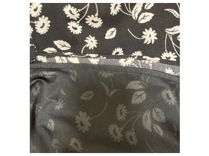 Autre Marque Blumenmusterkleid Mila Owen Schwarz Weiß - Ansicht 3